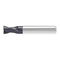 Corner Chamfer End Mill: 4.80 mm Dia, 8.00 mm LOC, 2 Flute, 0.12 mm Chamfer Width, Solid Carbide