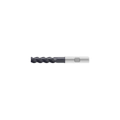 Corner Chamfer End Mill: 6.00 mm Dia, 40.00 mm LOC, 3 Flute, 0.12 mm Chamfer Width, Solid Carbide