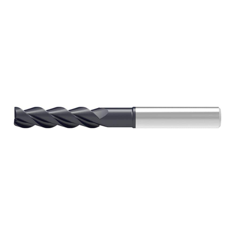 Corner Chamfer End Mill: 20.00 mm Dia, 65.00 mm LOC, 3 Flute, 0.30 mm Chamfer Width, Solid Carbide