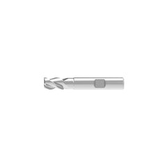 Corner Chamfer End Mill: 4.00 mm Dia, 7.00 mm LOC, 3 Flute, 0.07 mm Chamfer Width, Solid Carbide