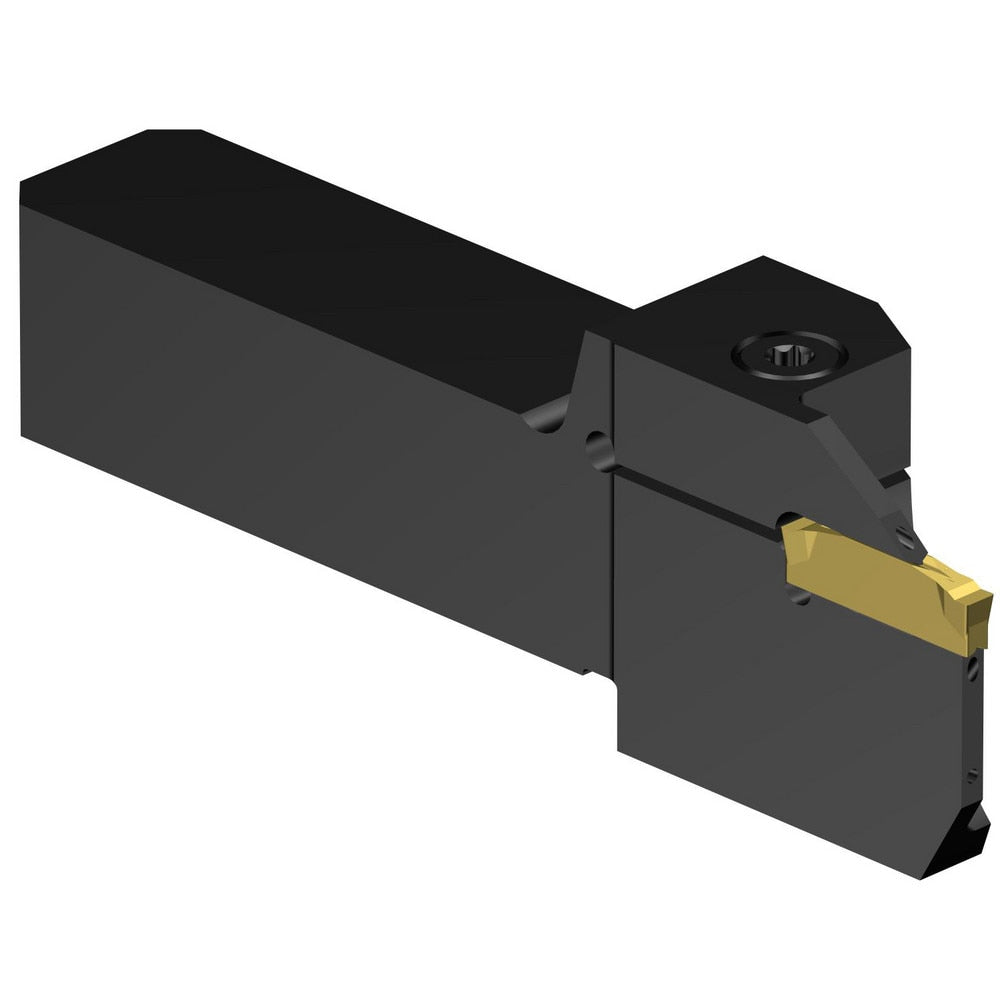 Indexable Grooving/Cut-Off Toolholders; Hand of Holder: Left Hand; Maximum Depth of Cut (Decimal Inch): 0.7874; Maximum Depth of Cut (mm): 20.00; Maximum Groove Width (Decimal Inch): 0.1421; Maximum Groove Width (mm): 3.61; Minimum Groove Width (Decimal I