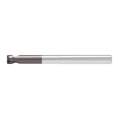 Corner Radius End Mill: 12.00 mm Dia, 8.00 mm LOC, 3.00 mm Radius, 2 Flute, Solid Carbide