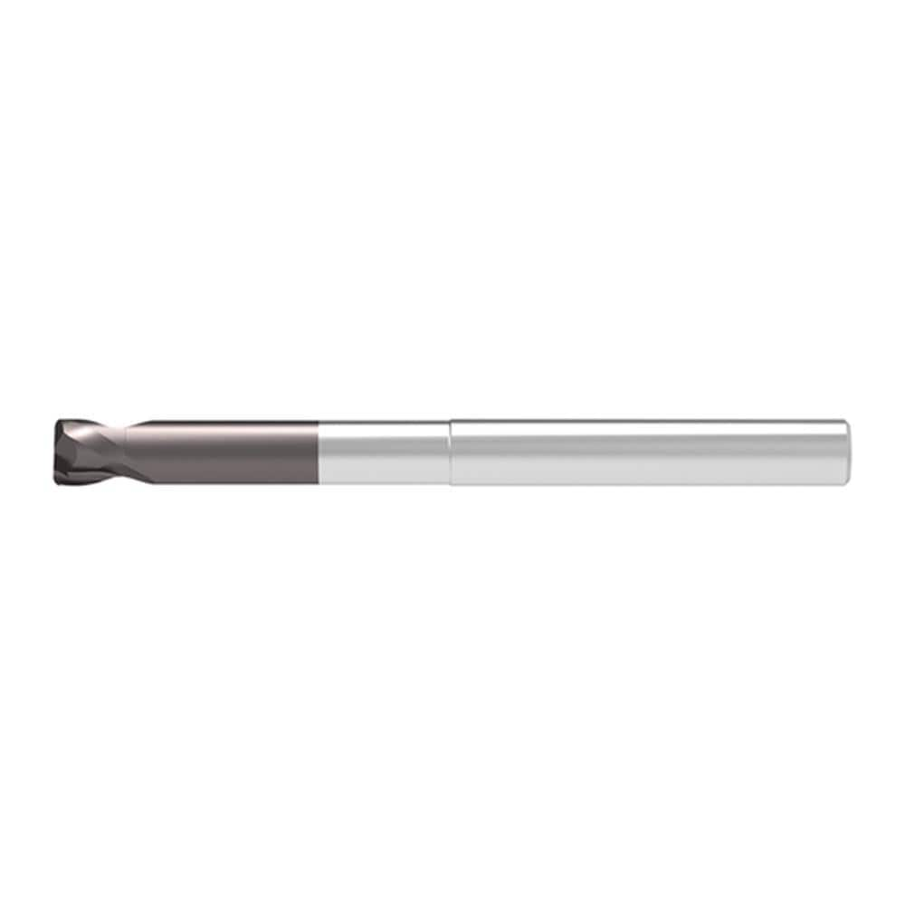 Corner Radius End Mill: 12.00 mm Dia, 8.00 mm LOC, 3.00 mm Radius, 2 Flute, Solid Carbide