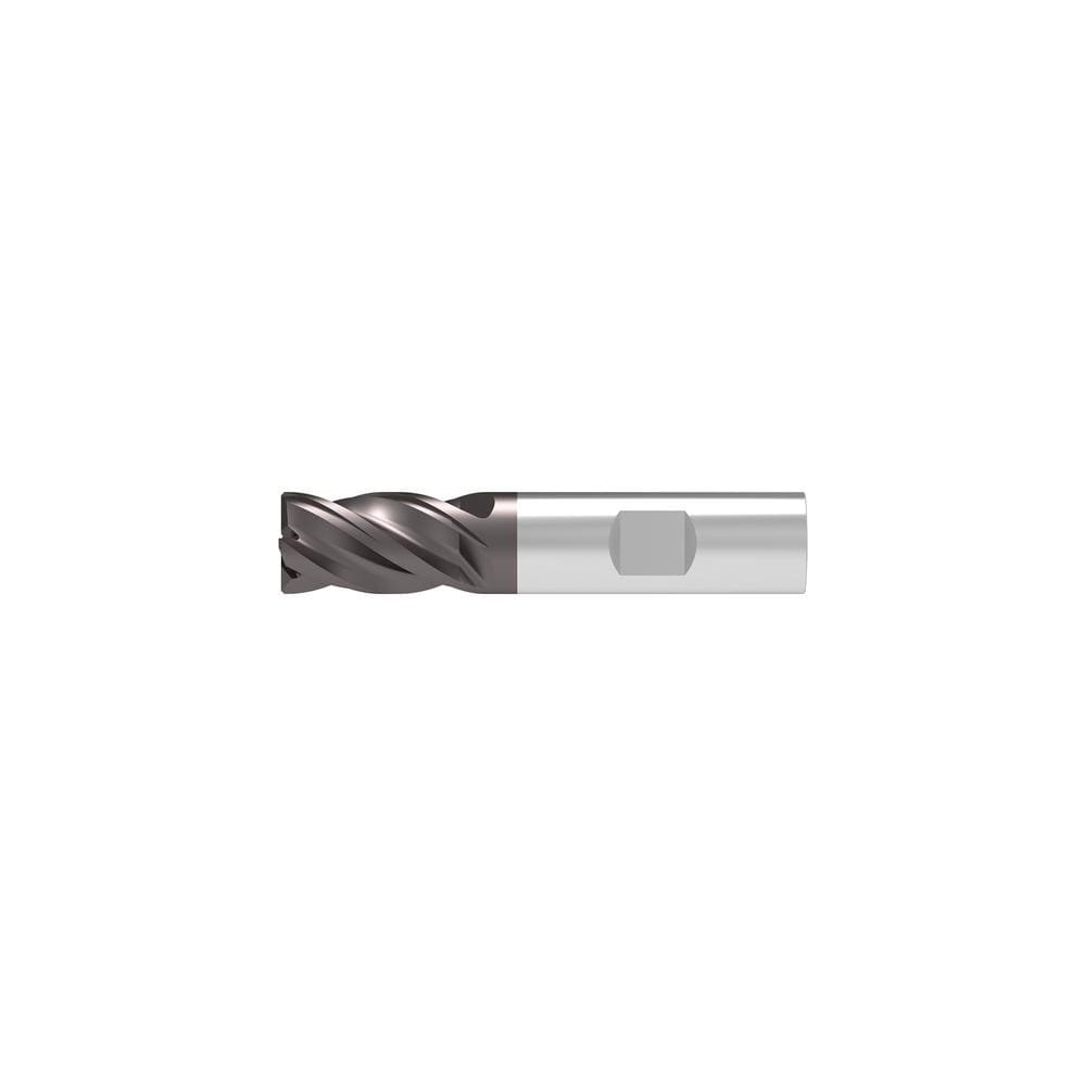 Corner Chamfer End Mill: 6.00 mm Dia, 10.00 mm LOC, 4 Flute, 0.15 mm Chamfer Width, Solid Carbide