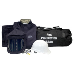 Arc Flash Clothing Kit: Size Small, Cotton, Bib Overalls, Hoods & Jacket