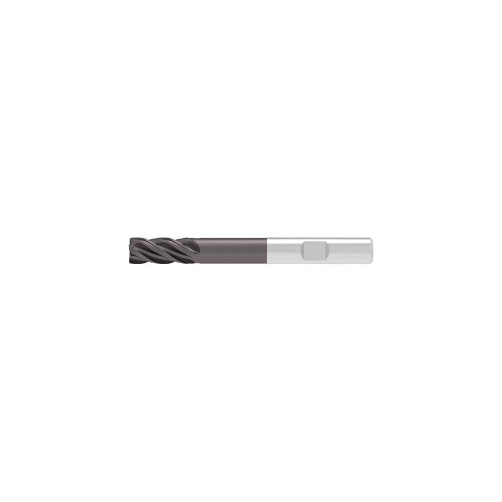 Corner Chamfer End Mill: 3.00 mm Dia, 8.00 mm LOC, 4 Flute, 0.15 mm Chamfer Width, Solid Carbide