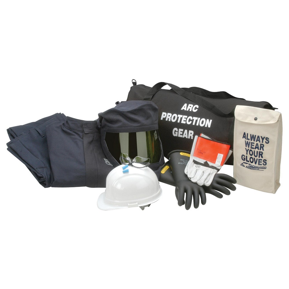 Arc Flash Clothing Kit: Size Medium, Cotton, Jacket, Pants & Hoods