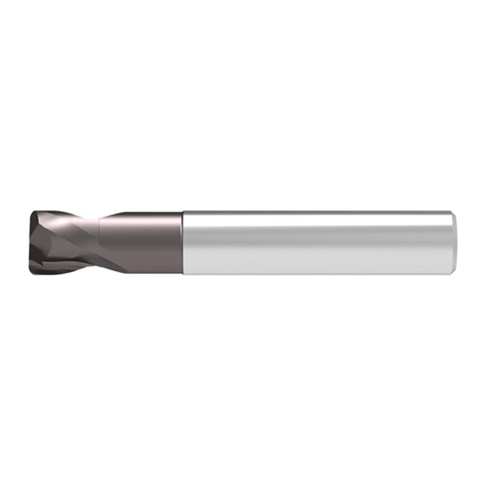 Corner Radius End Mill: 4.00 mm Dia, 3.00 mm LOC, 0.30 mm Radius, 2 Flute, Solid Carbide