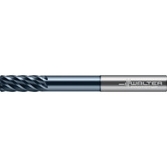 Square End Mill: 1/2" Dia, 2-1/4" LOC, 6 Flute, Solid Carbide