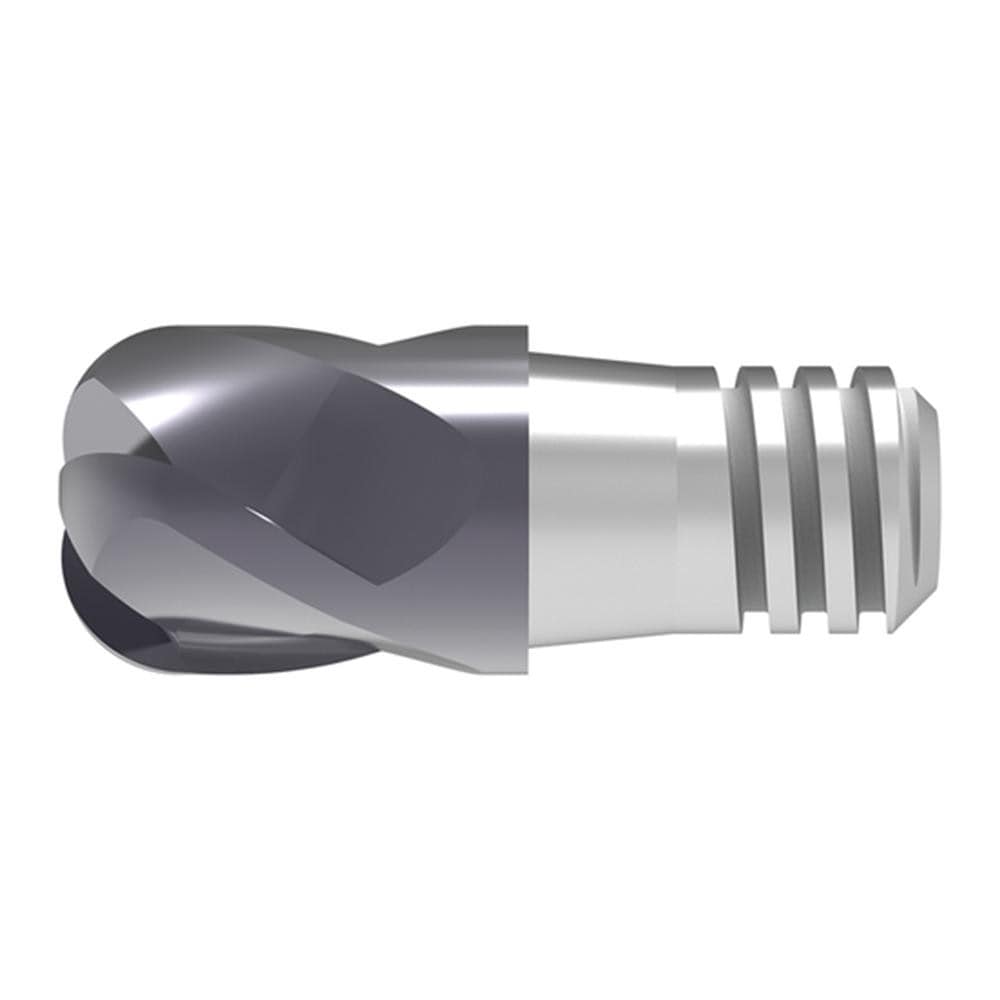 Corner Radius & Corner Chamfer End Mill Heads; Mill Diameter (mm): 10.00; Length of Cut (mm): 7.5000; Number Of Flutes: 4