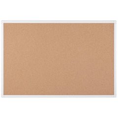 Cork Bulletin Boards; Bulletin Board Type: Open Cork Bulletin Board; Board Color: Brown; Board Material: Cork; Width (Inch): 70.87; Height (Inch): 47.24; Frame Material: Aluminum; Frame Color: White