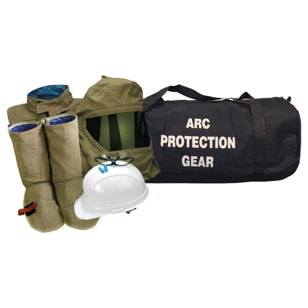 Arc Flash Clothing Kit: Size 2X-Large, Cotton, Coat, Hoods & Leggings