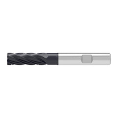 Corner Chamfer End Mill: 12.00 mm Dia, 37.00 mm LOC, 6 Flute, 0.20 mm Chamfer Width, Solid Carbide