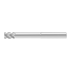 Corner Chamfer End Mill: 12.00 mm Dia, 19.00 mm LOC, 4 Flute, 0.20 mm Chamfer Width, Solid Carbide