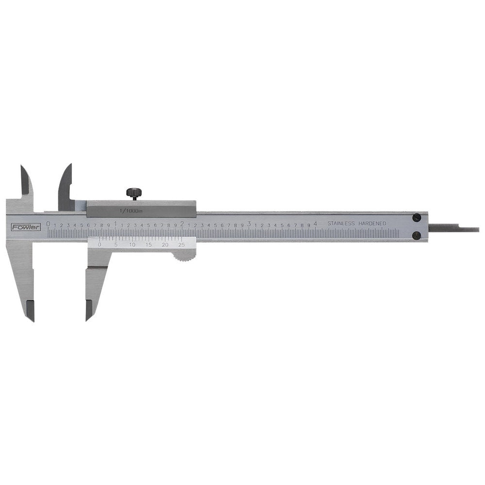 Vernier Calipers; Graduation (Inch): 0.001; Measures: Measures OD, ID, Depth & Steps; Minimum Measurement (Decimal Inch): 0.0000