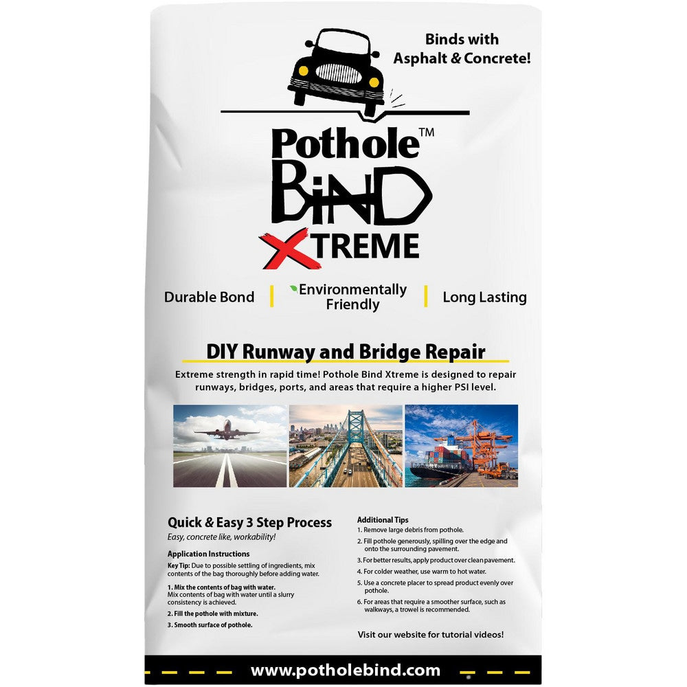 Asphalt Patch, Concrete Repair & Pothole Patch: 50 lb Bag