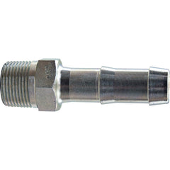 Combination Nipples For Hoses; Type: King Nipple; Material: Plated Steel; Thread Standard: Male NPT; Thread Size: 3/8 in; Overall Length: 3.31 in; Epa Watersense Certified: No