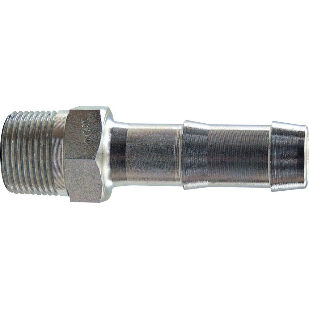 Combination Nipples For Hoses; Type: King Nipple; Material: Plated Steel; Thread Standard: Male NPT; Thread Size: 1/2 in; Overall Length: 3.56 in; Epa Watersense Certified: No