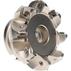 Indexable Chamfer & Angle Face Mills; Minimum Cutting Diameter (Decimal Inch): 3.0000; Minimum Cutting Diameter (Inch): 3; Maximum Cutting Diameter (Decimal Inch): 3.4882; Maximum Depth of Cut (Decimal Inch): 0.2360