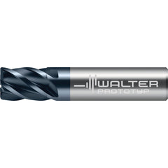 Corner Radius End Mill: 3/4" Dia, 3-1/4" LOC, 0.1900" Radius, 5 Flute, Solid Carbide