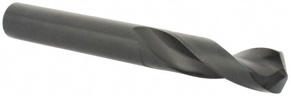 Screw Machine Length Drill Bit: 31/64" Dia, 130 deg Point, Cobalt