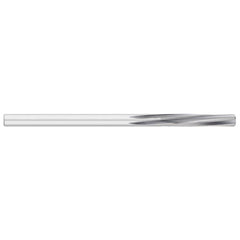 Chucking Reamer: 3/32" Dia, 3" OAL, 3/4" Flute Length, Straight-Cylindrical Shank, HSS