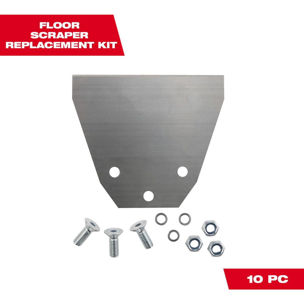 Scraper Replacement Blades; Product Type: Chisel; Flexibility: Flexible; Blade Material: Steel; Number Of Edges: 1; Blade Length: 10; Blade Width: 5; Blade Thickness: 1