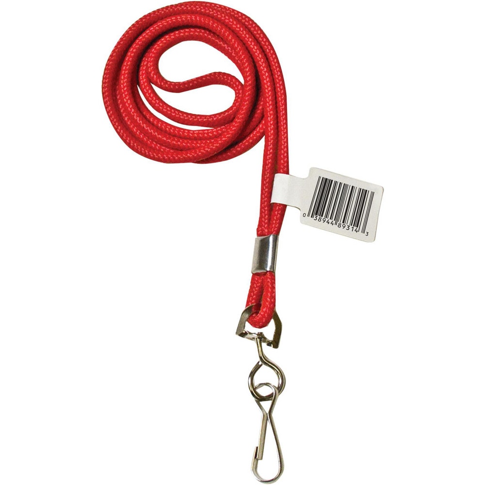 Lanyards; Material: Nylon; Color: Red; Length (Inch): 36