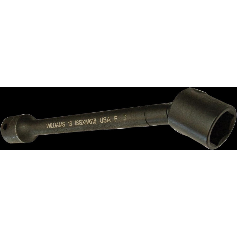 Socket Extensions; Tool Type: WILLIAMS FLEXTENSION; Extension Type: Non-Impact; Drive Size: 1/4; Finish: Black Industrial; Overall Length (Decimal Inch): 6.5700; Material: Steel