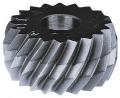 Convex Knurl Wheel: 1-1/4" Dia, 90 &deg; Tooth Angle, 20 TPI, Diagonal, Cobalt