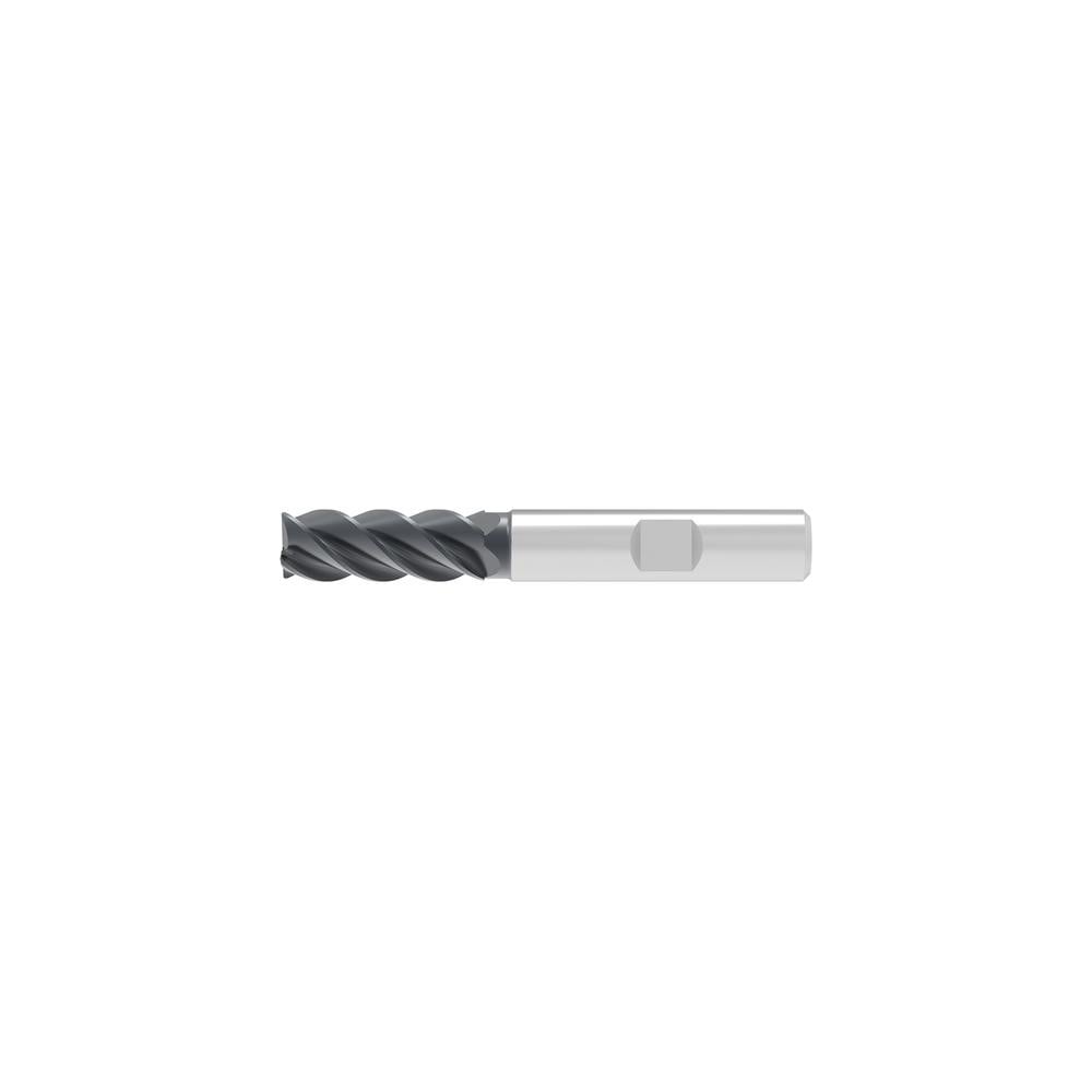 Corner Chamfer End Mill: 19.50 mm Dia, 38.00 mm LOC, 4 Flute, 0.30 mm Chamfer Width, Solid Carbide