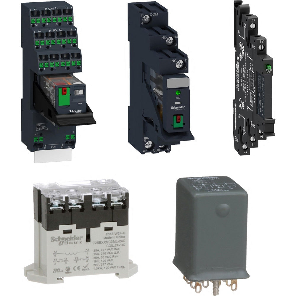 General Purpose Relays; Relay Type: Standard; Coil Voltage: 1.1; Control Circuit Voltage: 24 VDC; Terminal Type: Plug-in; Minimum Power Rating (VA): 0.5; Maximum Power Rating (VA): 2500; Socket Connection Type: Faston Pin; Amperage: 10; Number Of Pins: 5