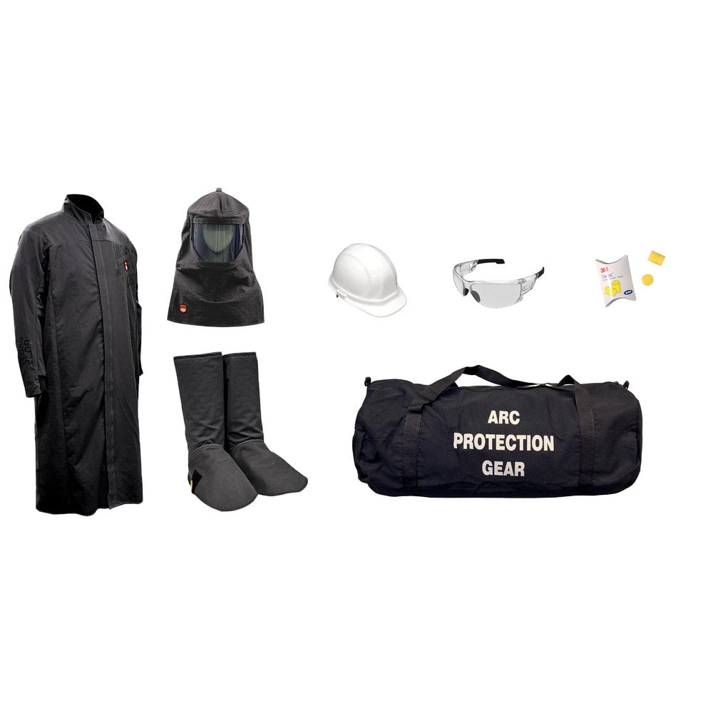 Arc Flash Clothing Kit: Size 3X-Large, Cotton, Coat, Hoods & Leggings