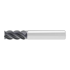 Corner Chamfer End Mill: 16.00 mm Dia, 24.00 mm LOC, 5 Flute, 0.20 mm Chamfer Width, Solid Carbide