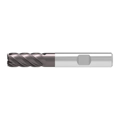 Corner Chamfer End Mill: 14.00 mm Dia, 30.00 mm LOC, 4 Flute, 0.25 mm Chamfer Width, Solid Carbide