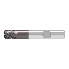 Corner Chamfer End Mill: 10.00 mm Dia, 13.00 mm LOC, 4 Flute, 0.20 mm Chamfer Width, Solid Carbide