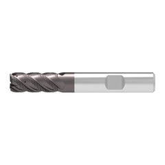 Corner Chamfer End Mill: 14.00 mm Dia, 30.00 mm LOC, 4 Flute, 0.25 mm Chamfer Width, Solid Carbide