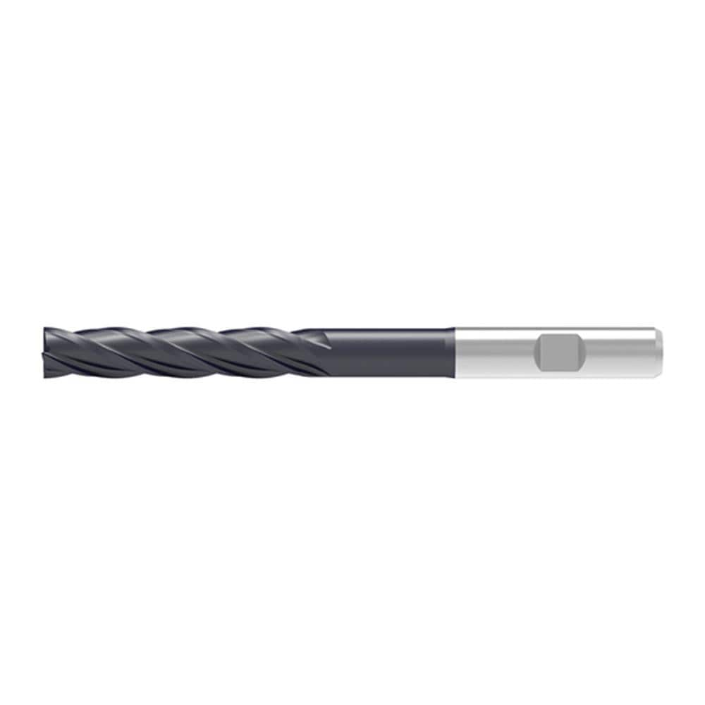 Corner Chamfer End Mill: 20.00 mm Dia, 80.00 mm LOC, 4 Flute, 0.20 mm Chamfer Width, Solid Carbide