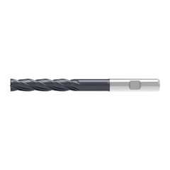 Corner Chamfer End Mill: 14.00 mm Dia, 56.00 mm LOC, 4 Flute, 0.15 mm Chamfer Width, Solid Carbide