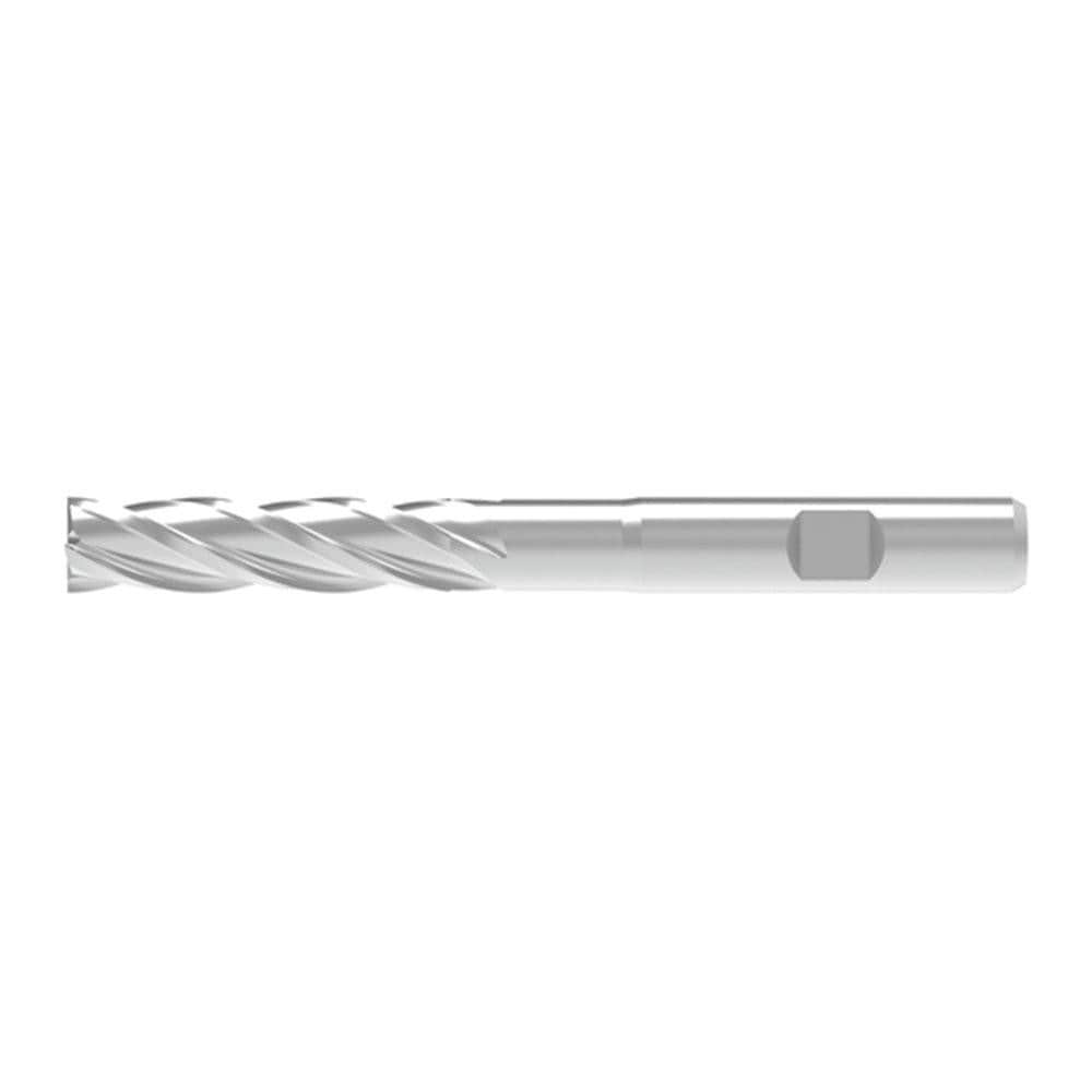 Corner Chamfer End Mill: 25.00 mm Dia, 75.00 mm LOC, 4 Flute, 0.25 mm Chamfer Width, Solid Carbide