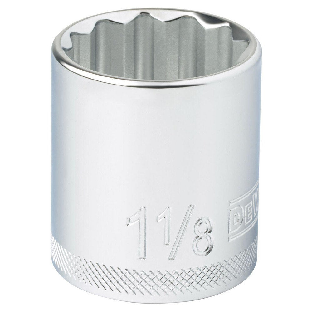 Standard  Hand Socket: 1/2" Drive, 1-1/8" Socket, 12-Point