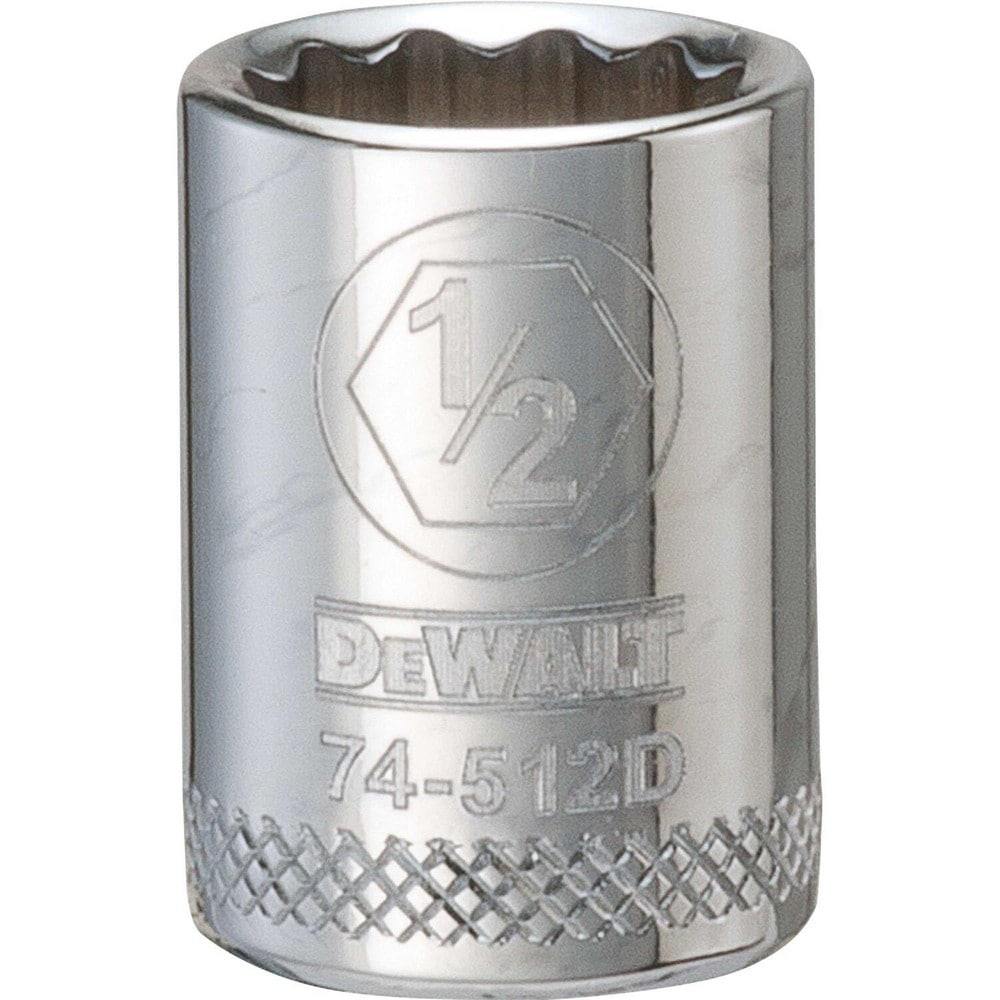 Standard  Hand Socket: 3/8" Drive, 1/2" Socket, 12-Point