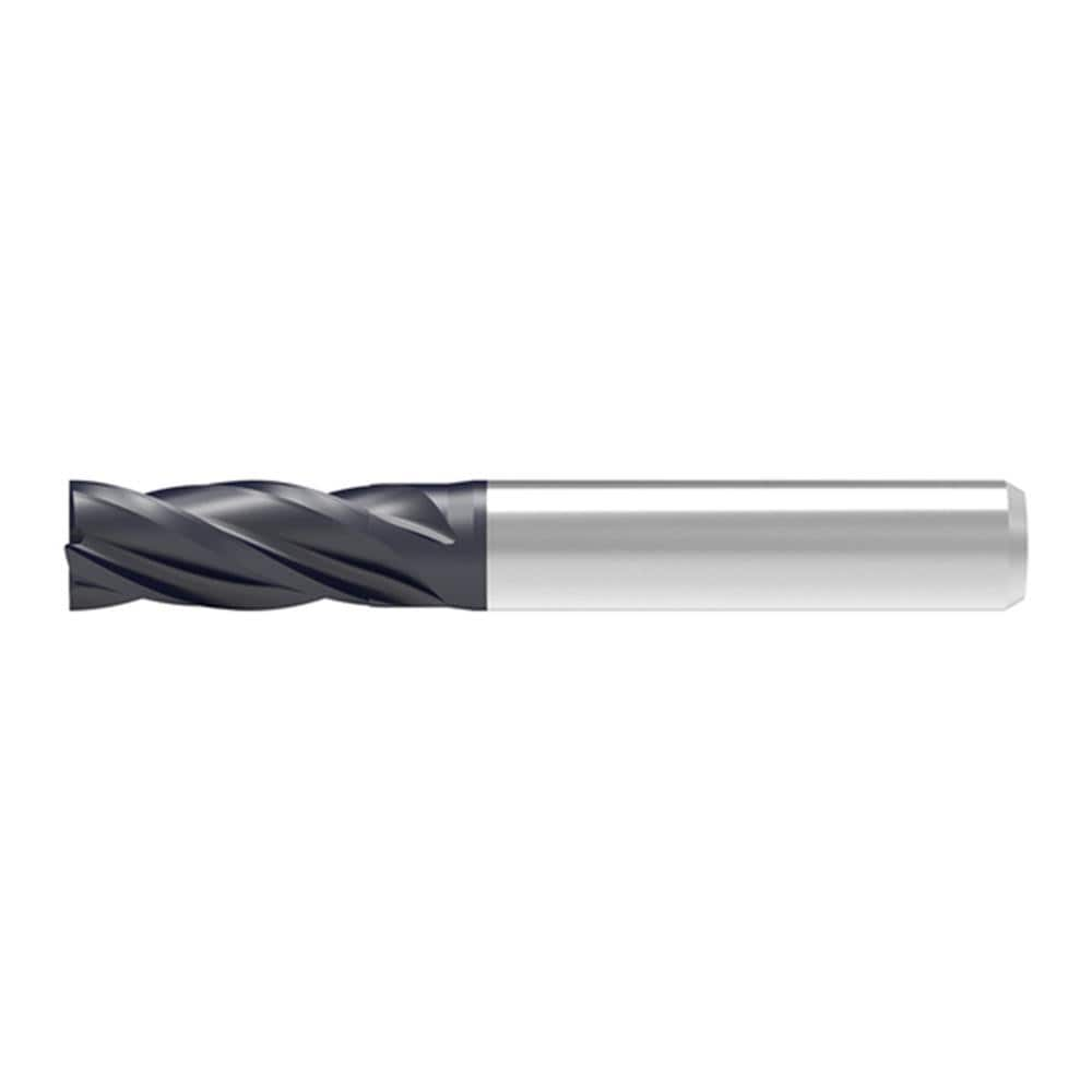 Corner Chamfer End Mill: 20.00 mm Dia, 40.00 mm LOC, 4 Flute, 0.20 mm Chamfer Width, Solid Carbide