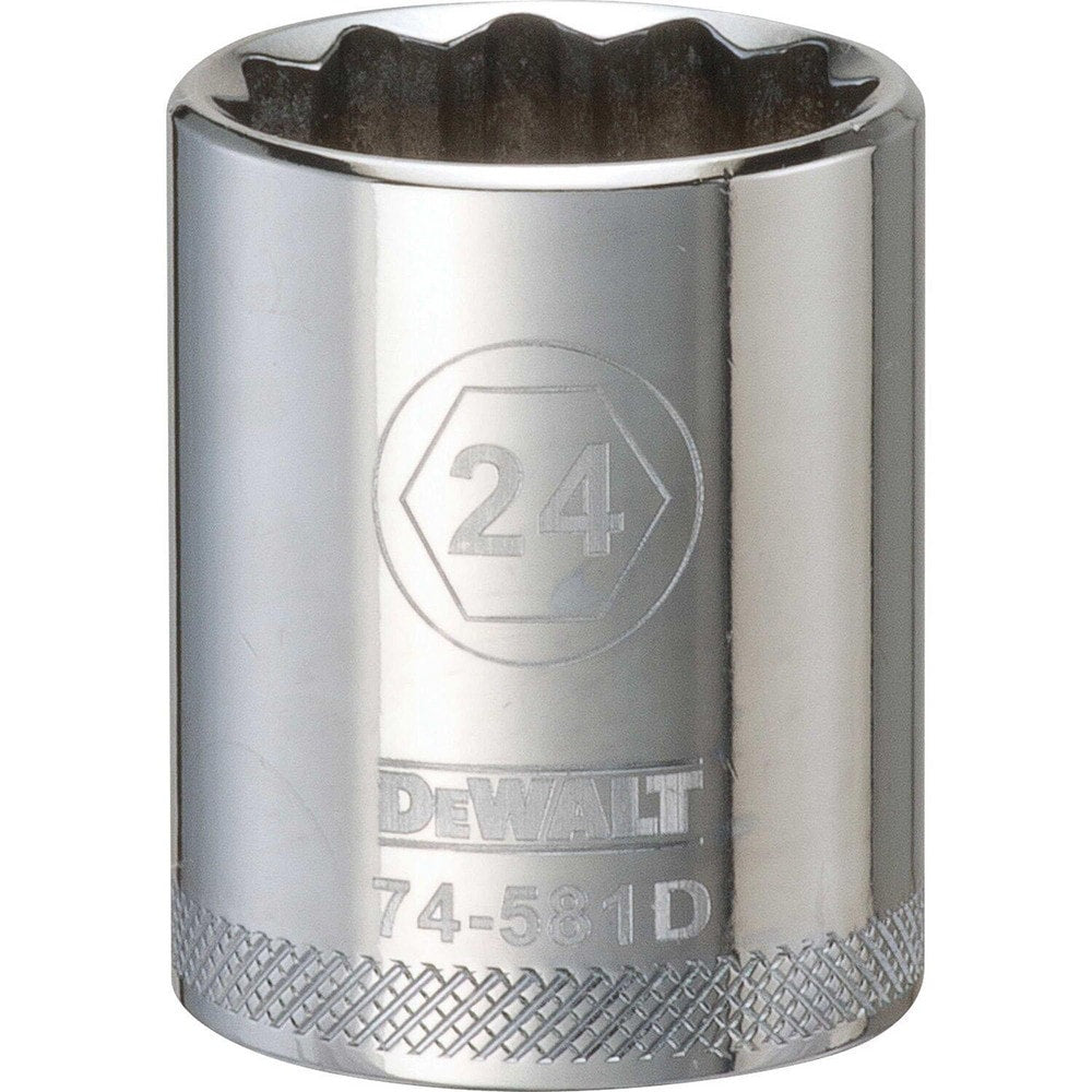 Standard  Hand Socket: 1/2" Drive, 24.00 mm Socket, 12-Point