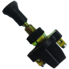 Automotive Switches; Switch Type: Ignition; Number Of Connections: 2; Sequence: On-Off; Amperage: 16; Voltage: 12; Color: Black; Actuator Type: Push-Pull