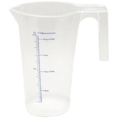 Beakers & Pipettes; Beaker Type: Pitcher; Beaker Form: Tall Form; Volume Capacity: 250.0; Material: Polypropylene; Handle Included: Yes; Overall Length: 4.75; Overall Diameter: 2.500; Maximum Temperature: 212 F