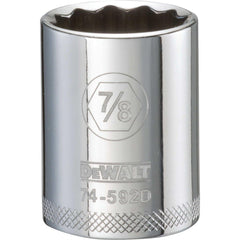 Standard  Hand Socket: 1/2" Drive, 7/8" Socket, 12-Point