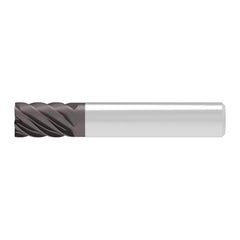 Corner Chamfer End Mill: 20.00 mm Dia, 25.00 mm LOC, 8 Flute, 0.07 mm Chamfer Width, Solid Carbide