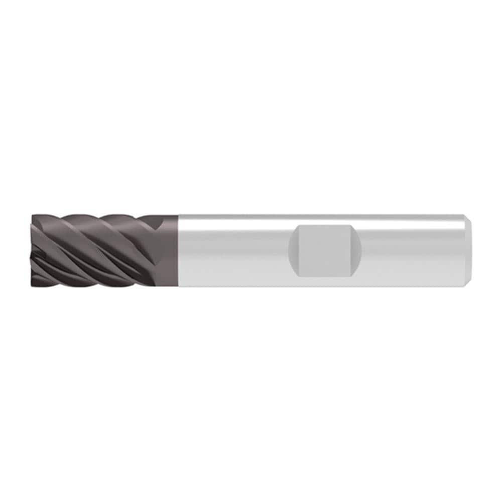 Corner Chamfer End Mill: 14.00 mm Dia, 18.00 mm LOC, 6 Flute, 0.06 mm Chamfer Width, Solid Carbide