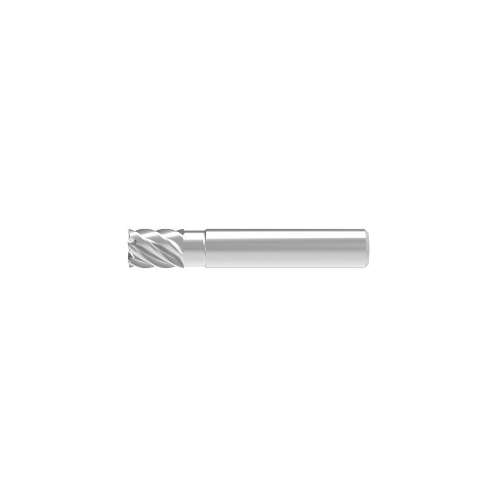 Corner Chamfer End Mill: 14.00 mm Dia, 18.00 mm LOC, 6 Flute, 0.06 mm Chamfer Width, Solid Carbide